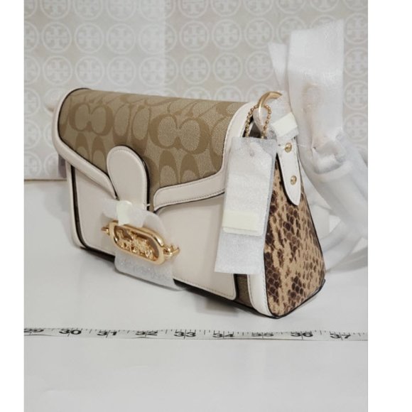 Coach JADE SHOULDER BAG IN BLOCKED SIGNATURE - Picture 4 of 10